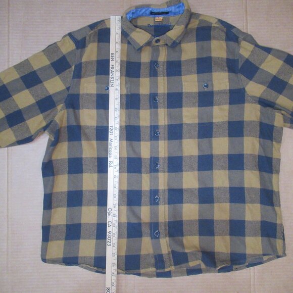 Tailor Vintage Men’s Flannel Shirt Sz XL – Luxe Performance Soft Cotton Blend - Picture 3 of 9